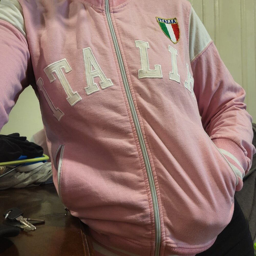 Italia Baby Pink Sweatshirt